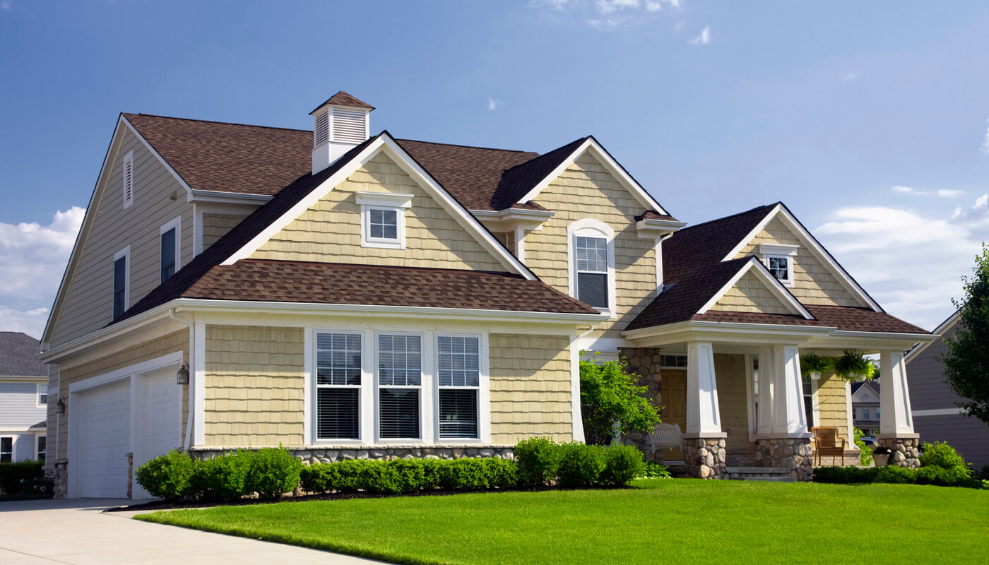 Residential Yellow Home