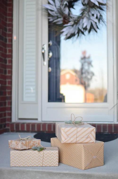 Boxes on the Porch
