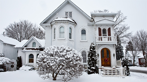 House in winter